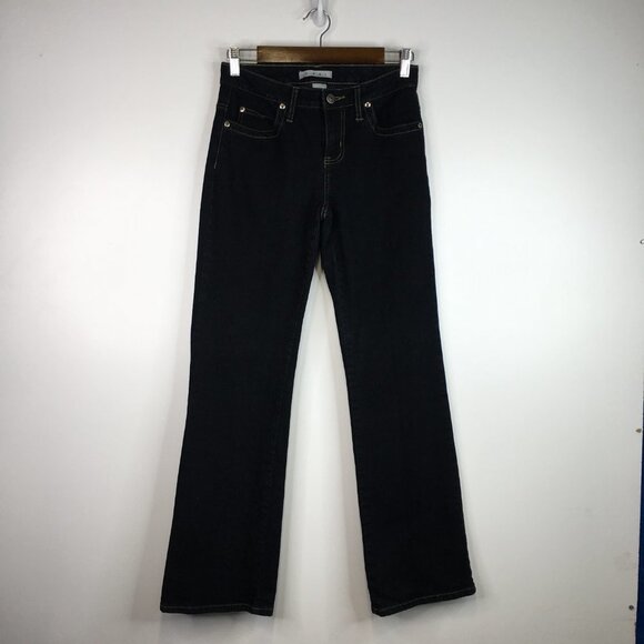 CAbi Dark Wash Wide Leg Jeans Style #895 Size 2 - Picture 2 of 10